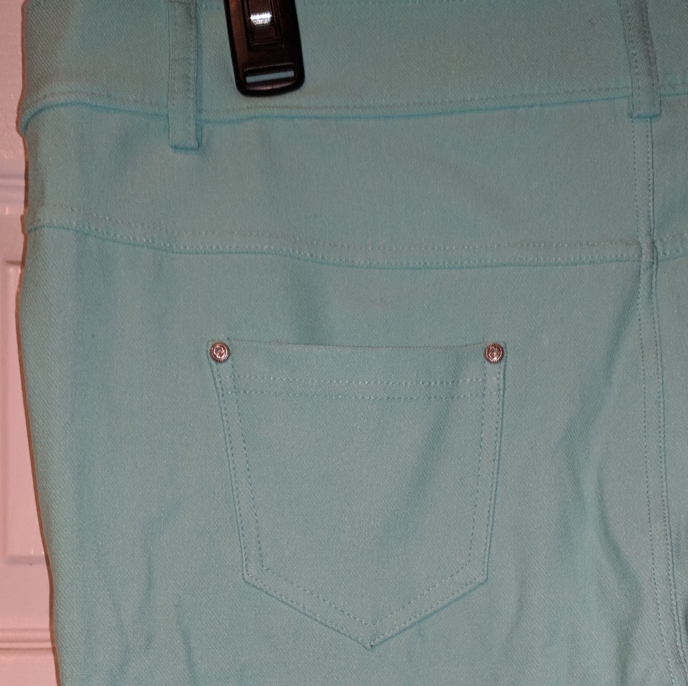 Turquoise jeggins